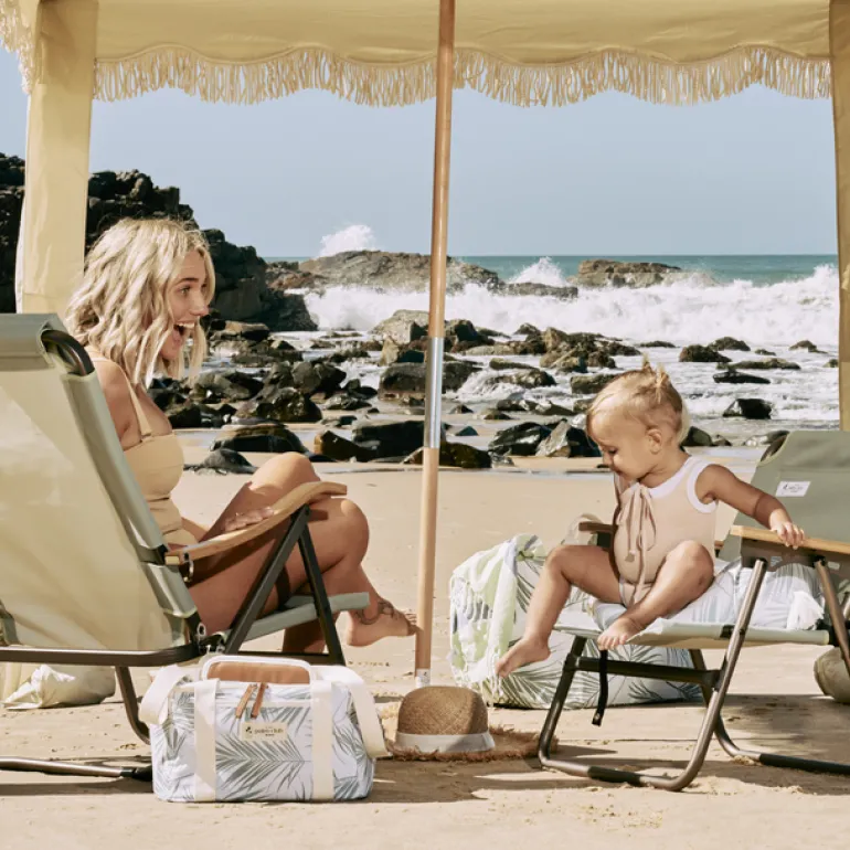 Beach High Back Chair - Palm Cove Green