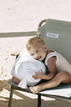 Beach Pillow - Palm Cove Green