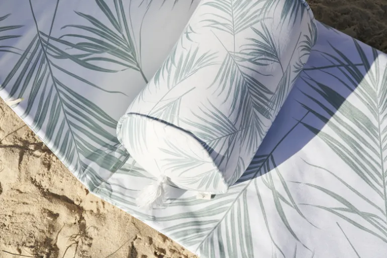 Beach Pillow - Palm Cove Green