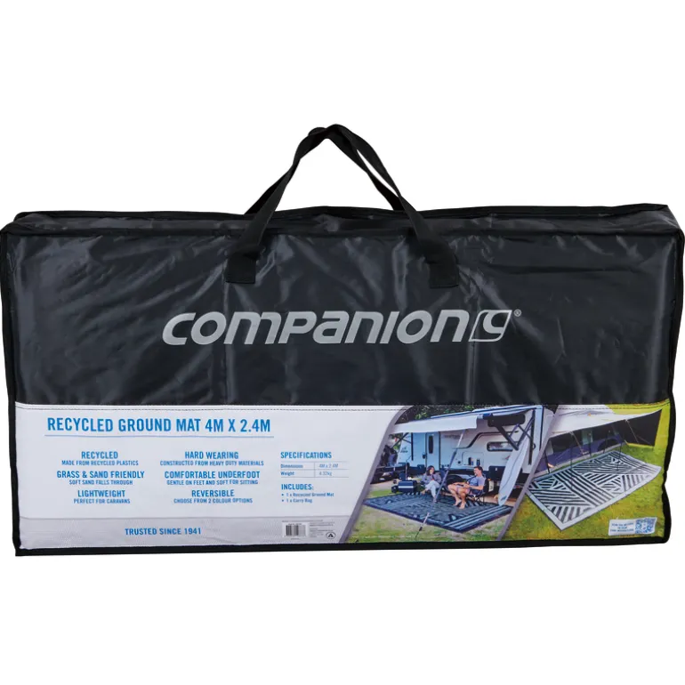 Caravan Recycled Ground Mat 4M x 2.4M
