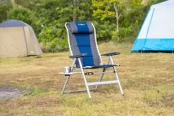Cascade Deluxe 8 Position Recliner Chair - Navy
