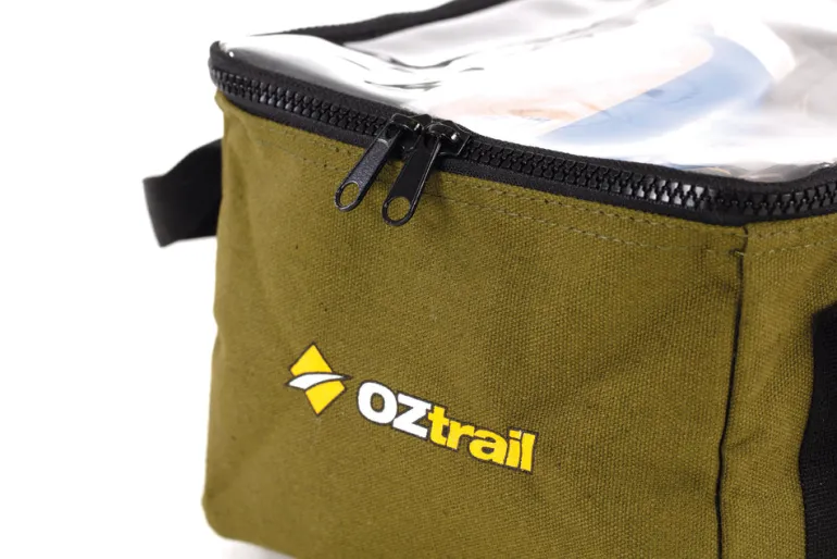 Clear Top Canvas Bag Medium