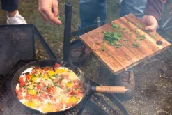 25cm Round Frying Pan Solid Handle