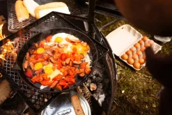 25cm Round Frying Pan Solid Handle