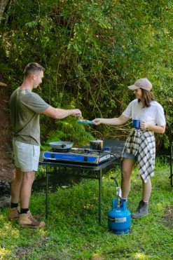 Double Burner Wok Cooker