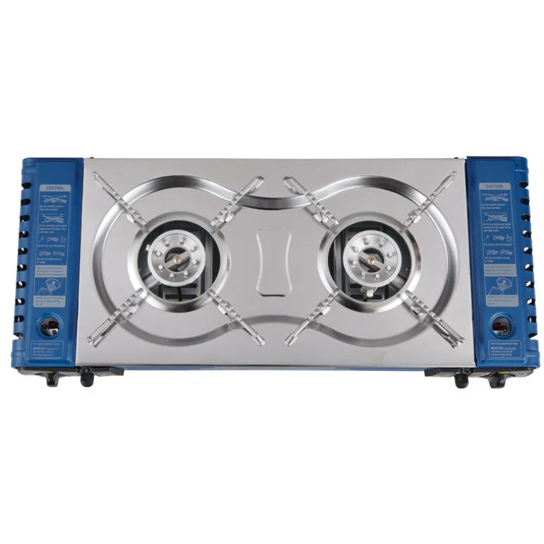 Double Butane Stove with Hotplate