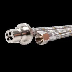 2000mm Bayonet - 3/8" SAEF Braided Gas Hose