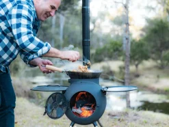 Ozpig Series 2 Portable Wood Fire Stove