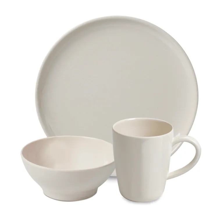 12pc Bamboo Set - Cream