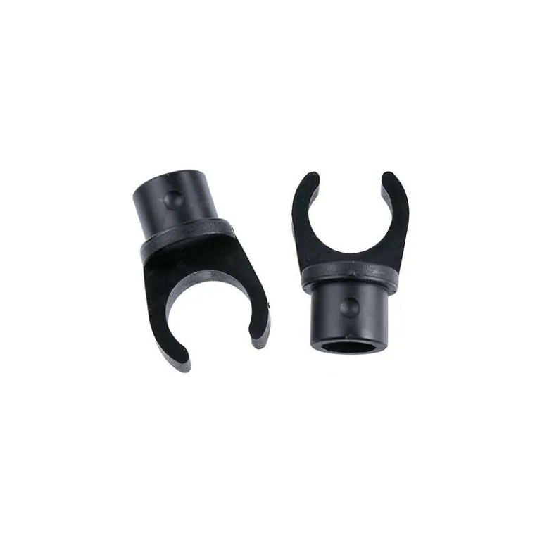 PLASTIC TUBE CLIPS 2 PACK - 22mm
