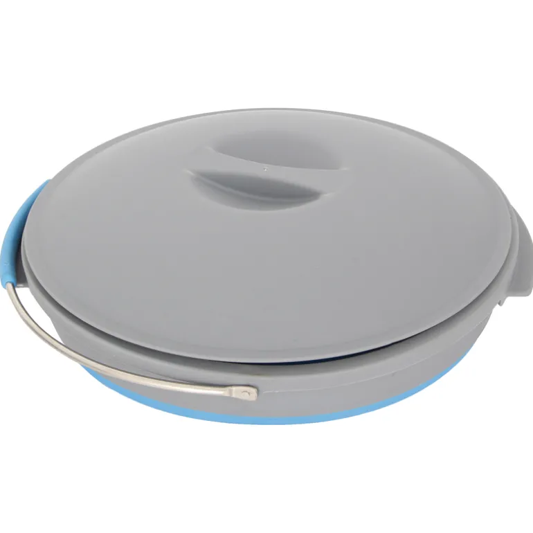 Popup Bucket With Lid 10L Blue