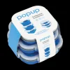 Popup Food Containers Blue 3 Pack