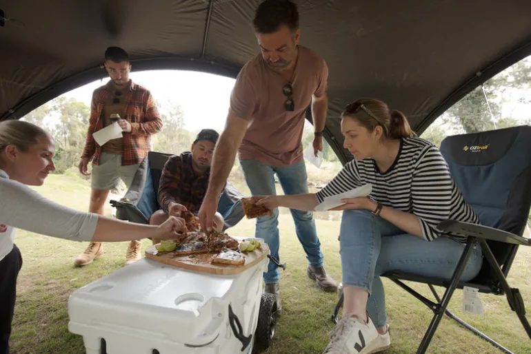 Resort 5 Position Arm Chair - Navy