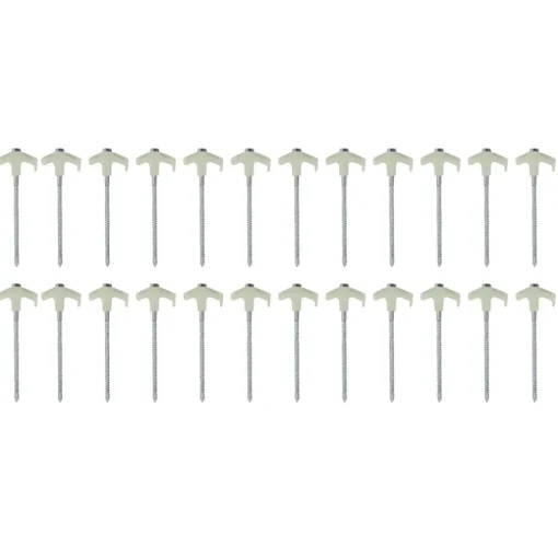 Screw In Tent Peg Set 25 Piece Glow in the dark