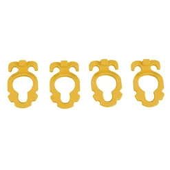 Screw-In Aluminium Peg Clips Large Pack of 4
