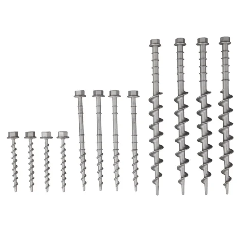 Screw-In Aluminium Peg Kit 22 Piece