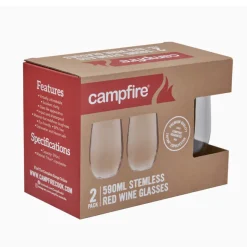 Tritan Stemless Red Wine 590ML 2 Pack